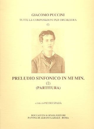 Preludio sinfonico mi minore per orchestra partitura