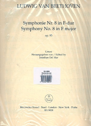 Sinfonie F-Dur Nr.8 op.93 fr Orchester Harmonie