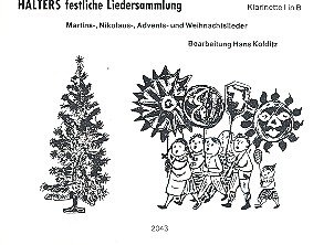 Halters festliche Liedersammlung fr Blasorchester Klarinette 1 in B