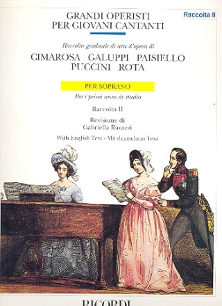 Grandi operisti per giovani cantanti vol.2 per soprano e pianoforte