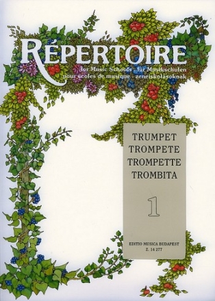 Repertoire Trompete Band 1 Stcke fr 1-2 Trompeten und Klavier