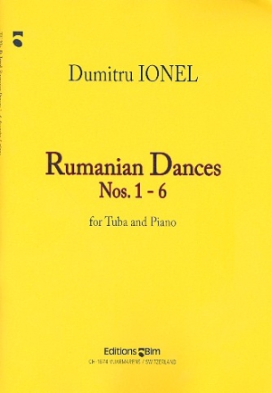 Rumanian dances no.1-6 for tuba and  piano