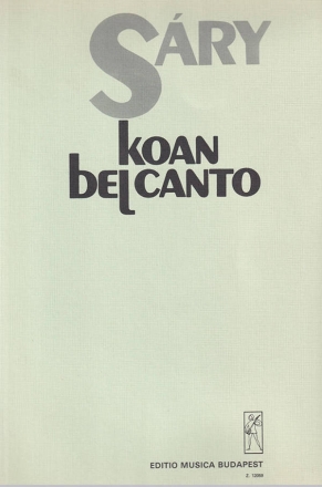 KOAN BELCANTO FUER KLAVIER