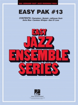 EASY JAZZ ENSEMBLE SERIES PAK NO.13 SCORE+PARTS EASY PAK VOL.13