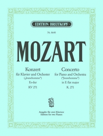 Konzert Es-Dur KV271 fr Klavier und Orchester fr 2 Klaviere