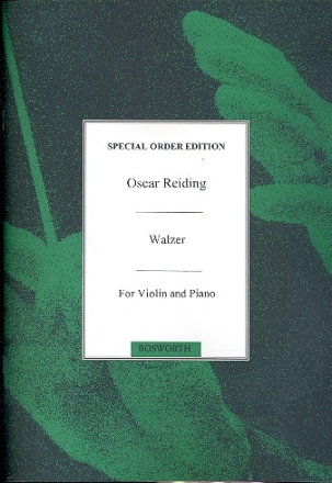 Walzer op.22,2 for violin and piano Verlagskopie