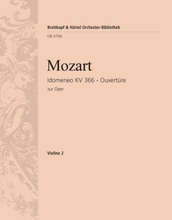 Ouvertre zur Oper Idomeneo KV366 fr Orchester Violine 2