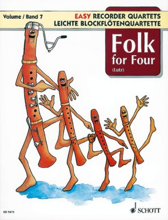 Leichte Blockfltenquartette Band 7 - Folk for Four fr Blockfltenquartett