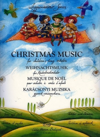 Weihnachtsmusik fr Kinderstreichorchester Partitur und Stimmen (4-4-4-4)