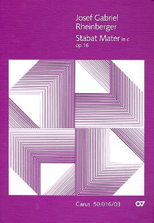 Stabat Mater c-Moll op.16 fr Soli (STB), Chor und Orchester Klavierauszug (dt/en)