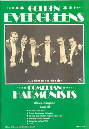 Comedian Harmonists Band 3: Golden Evergreens fr Gesang und Klavier