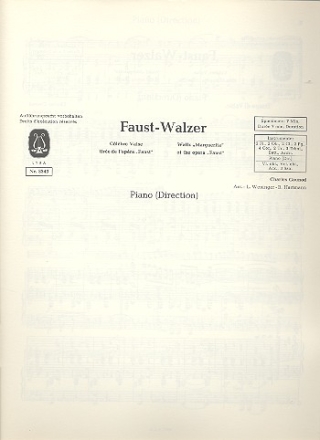Faust-Walzer fr Salonorchester