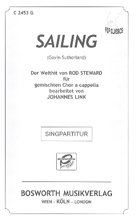 Sailing fr gem Chor (SSAB) a cappella Partitur (en)