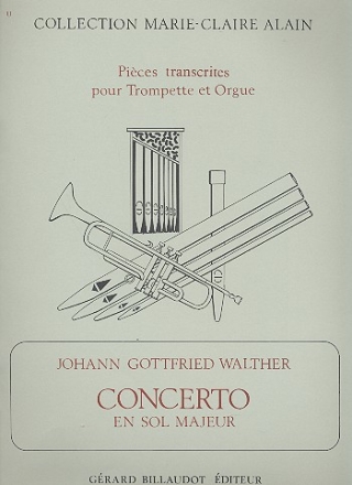 Concerto sol majeur pour trompette et orgue