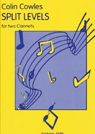 Split Levels - a set of light enjoyable jazz for 2 clarinets score