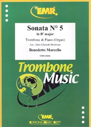 Sonata B flat major no.5 for trombone and piano (organ)