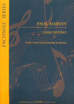 Concertino for baritone saxophone and piano