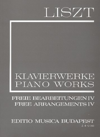 Klavierwerke Serie 2 Freie Bearbeitungen Band 4