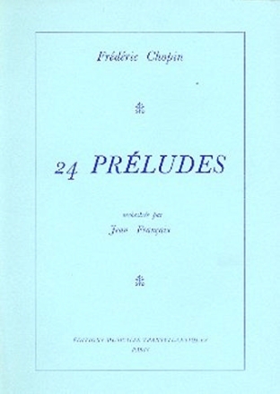 24 prludes pour orchestre partition de poche