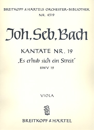 Es erhub sich ein Streit Kantate Mr.19 BWV19 Viola