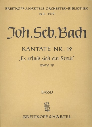 Es erhub sich ein Streit Kantate Nr.19 BWV19 Violoncello / Kontrabass