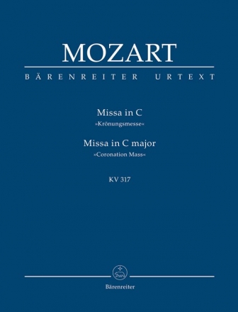 Messe C-Dur KV317 fr Soli, Chor und Orchester Studienpartitur