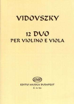 12 DUO PER VIOLINO E VIOLA PARTITURA