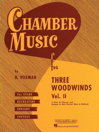 Chamber Music vol.2 (medium) for 3 woodwinds score