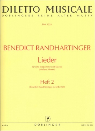 LIEDER BAND 2 FUER MITTLERE SINGSTIMME UND KLAVIER