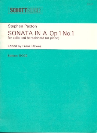 Sonate A-Dur op.1,1 fr Violoncello und Klavier