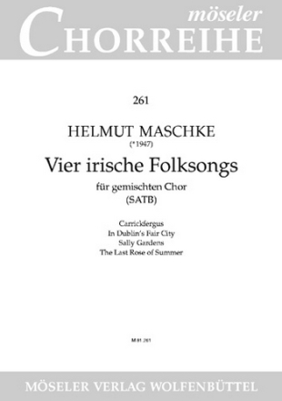 4 irische Folksongs fr gem Chor (SATB) a cappella Partitur (en)