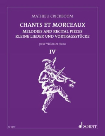 Chants et morceaux vol.4 pour violon et piano