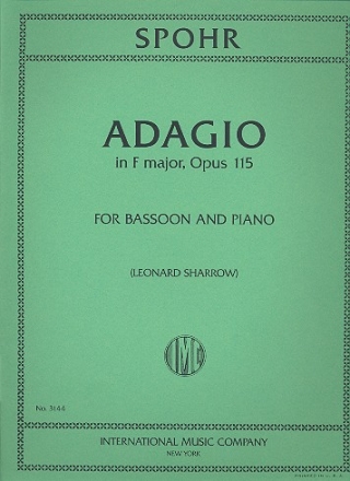 Adagio F major op.115 bassoon and piano