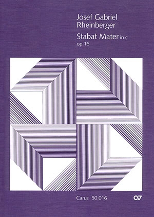 STABAT MATER C-MOLL OP.16 FUER SOLI (STB), CHOR UND ORCHESTER,  PARTITUR (DT/EN)