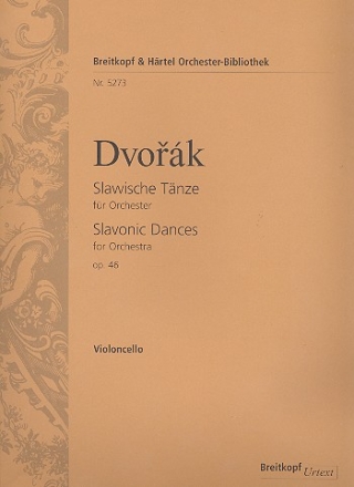 Slawische Tnze op.46 fr Orchester Violoncello