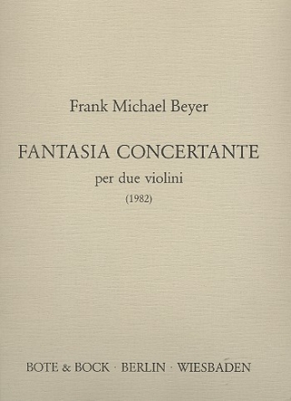 Fantasia concertante per 2 violini