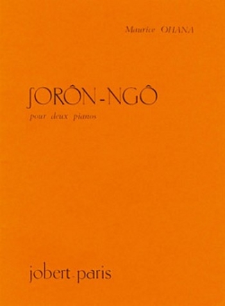 SORON-NGO POUR 2 PIANOS