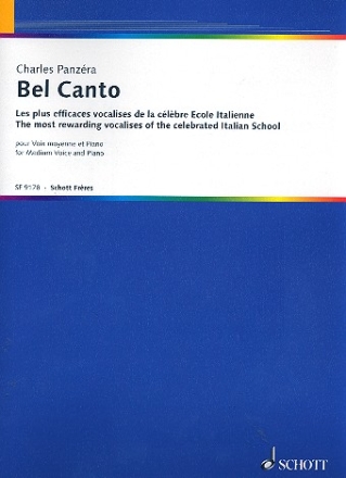 Les plus efficaces vocalises de la ecole italienne pour voix moyenne et piano