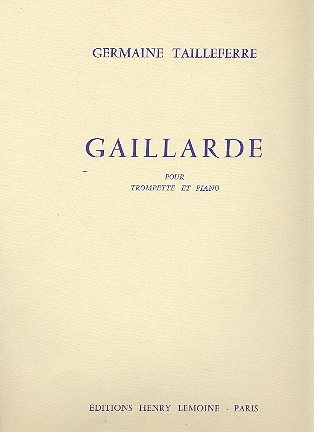 Gaillarde pour trompette et piano