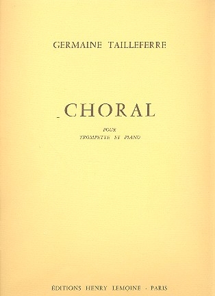 Choral pour trompette et piano