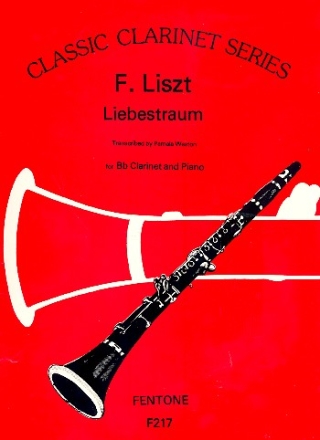 Liebestraum for clarinet and piano