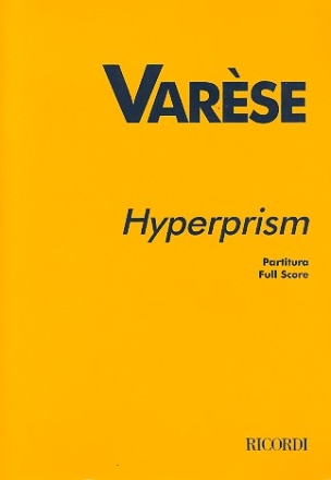 Hyperprism fr 9 Blser und Percussion (9 Spieler) Partitur