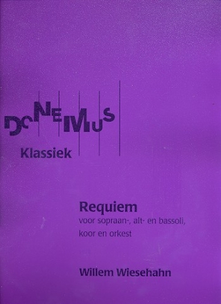 Requiem fr Soli (SAB), Chor und Orchester Partitur (A4)