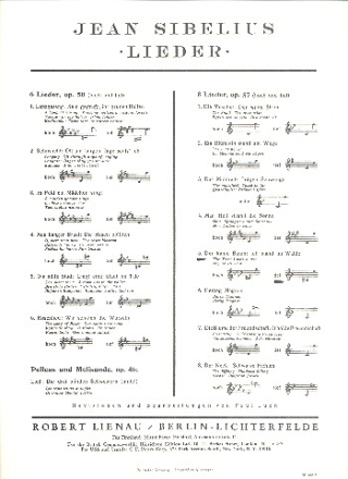 Der kahle Baum op.57,5 fr Gesang (tiefere Stimme) und Klavier