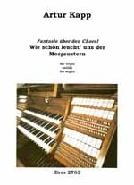 Fantasie ber Wie schn leucht' uns der Morgenstern fr Orgel