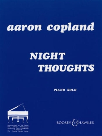 Night Thoughts for piano solo