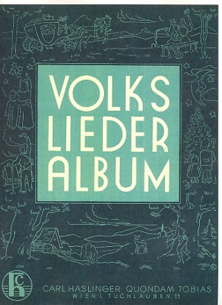 Volkslieder-Album fr den ersten Klavierunterricht (2- und 4hndig)