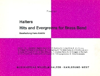 Halters Hits and Evergreens Band 1 fr Blasorchester Posaune 1