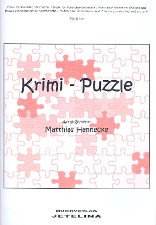 Krimi-Puzzle fr Akkordeonorchester Partitur