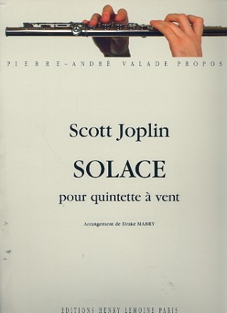 Solace pour flte, hautbois, clarinette, cor en fa et basson partition et parties